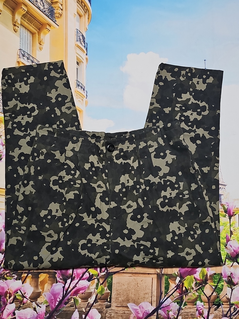 AMADI‎ Camo High Waist Trousers Pants Anthropologie Medium
